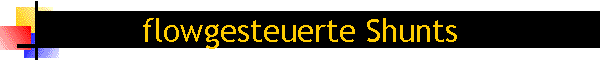 flowgesteuerte Shunts
